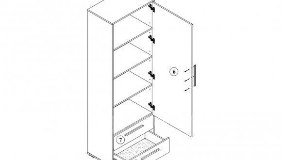 Пенал 1Д2Ш Тони 0