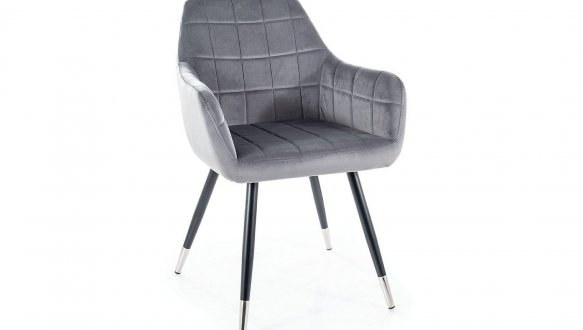 Стілець Nuxe Velvet сірий