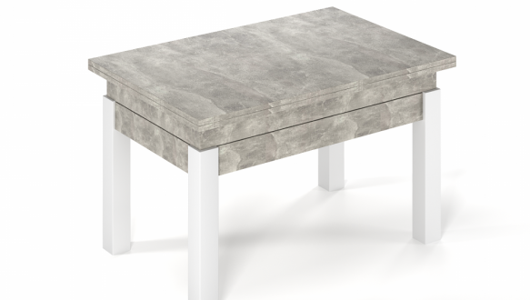 Стіл-трансформер B-Fly Ательє світлий/Білий 2