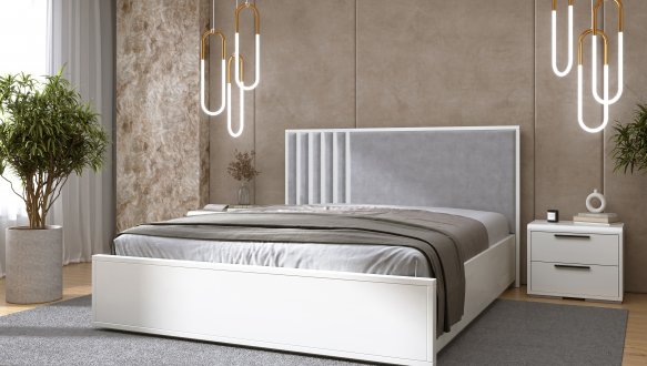 Кровать деревянная DrevKO Лаундж 3 Эмаль