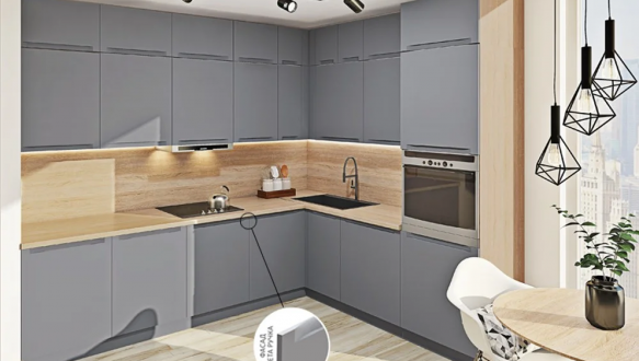 Модульная кухня Бета ручка