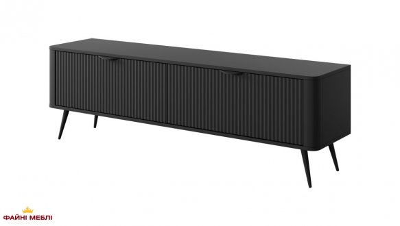 Тумба під ТВ Lante/Ланте RTV163 2D Чорний Perfect Home Ширина 163 см 2