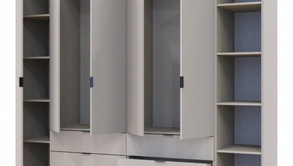 Шкаф Дорос Гелар кашемир с Этажеркой 5 дверной 231,9 см 7