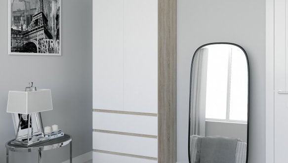 Шафа Морелі Т211 2 дверна сонома з трубою 80 см 0