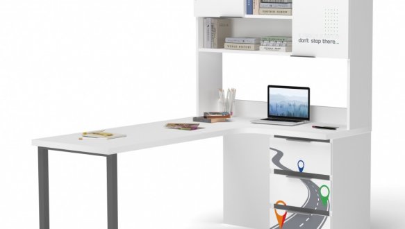 Стол с угловой надстройкой 0