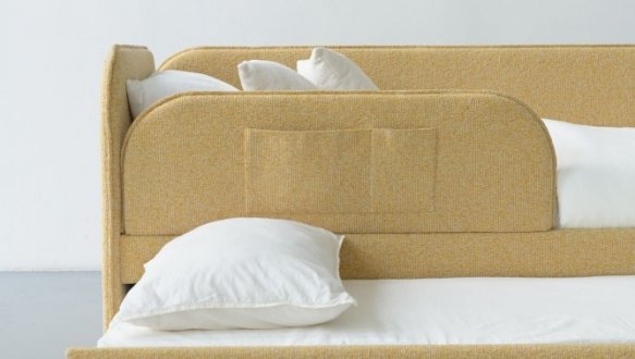 Кровать детская мягкая с дополнительным спальным местом и бортиком Wooodsoft Todi / Тоди 4