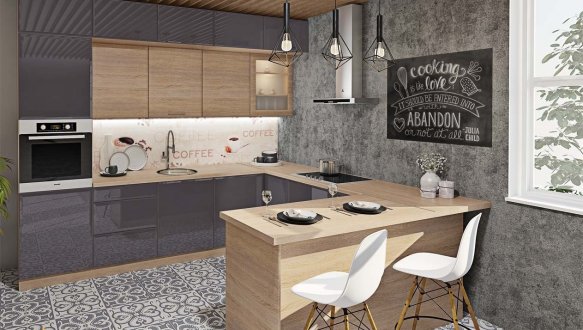 Модульна кухня Хай-тек глянець 17