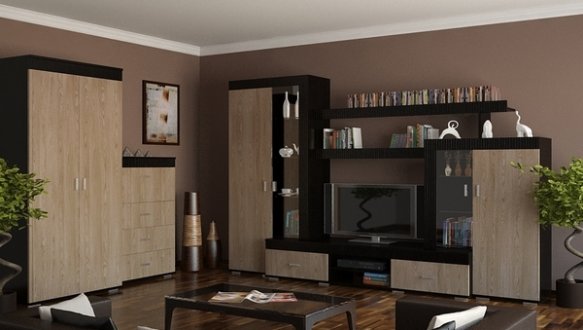 Шафа Сокме Марк 2 дверна венге магія 90 см 1