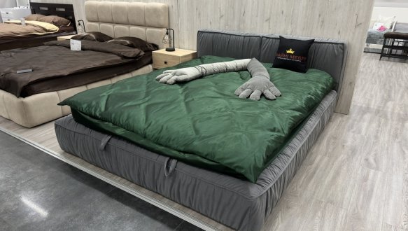 Ліжко м'яке двоспальне Шик Галичина Ресофт Слім 0