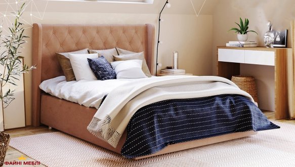 Ліжко м'яке Za House Furniture Ізабелла з підйомним механізмом та нішею для білизни 3