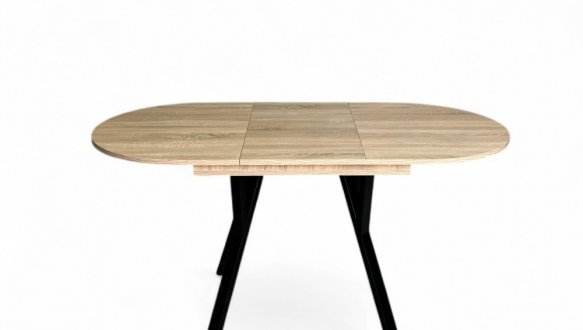 Стіл овальний розкладний Elips Slide / Еліпс слайд MebliRoMax 130 ЛДСП 18 мм 3