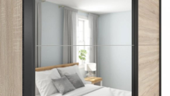 Шафа-купе із дзеркалом SZF/153/M Tetrix 4