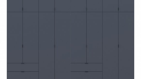 Шкаф для одежды Дорос Лукас графит 8 дверный 360 см 4