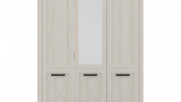 Шкаф SZF3D Гербор Марсель 3 дверный ясен снежный 167 см