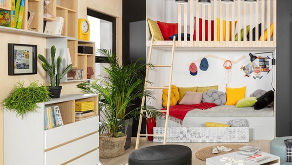 Кровать двуярусная LOZ1S/90P Nandy 0