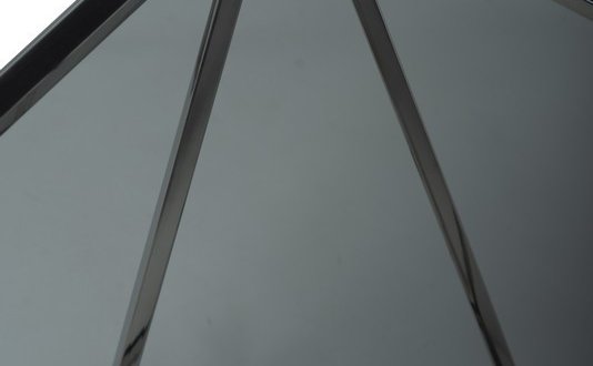 Стол кофейный CP-2 тонированный + серебро 9