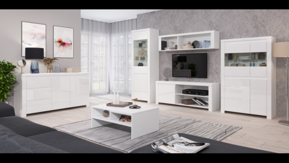 Шафка висяча 160 [J] білий Lingo 0