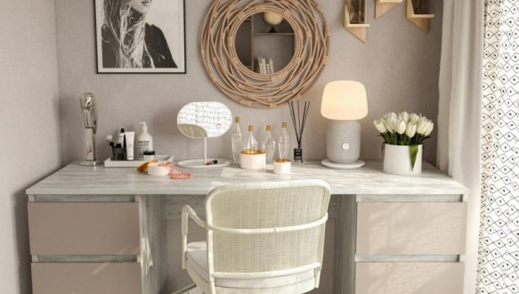 Стіл комп’ютерний бетон Т228 3