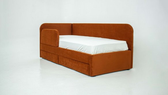 Кровать десткая мягкая Шик Галичина Мокко 5