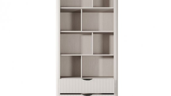 Стеллаж 2S Беж/Черные ножки Lante 0