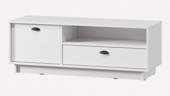 Тумба під ТВ Kuba/Куба RTV128 L/P Білий Moreli Ширина 128 см 0