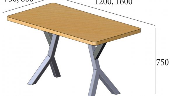 Стіл Брайт 1