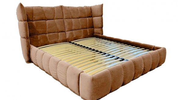 Ліжко м'яке Городок меблі Емма з підйомним механізмом та нішею для білизни 0