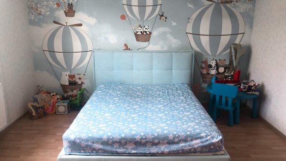 Кровать мягкая двуспальная Шик Галичина Мисти 1