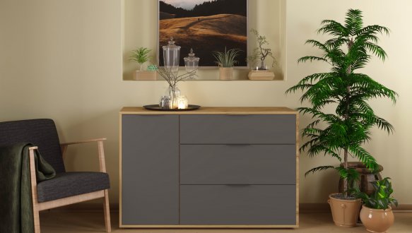 Комод 1Д3Ш Нітро 