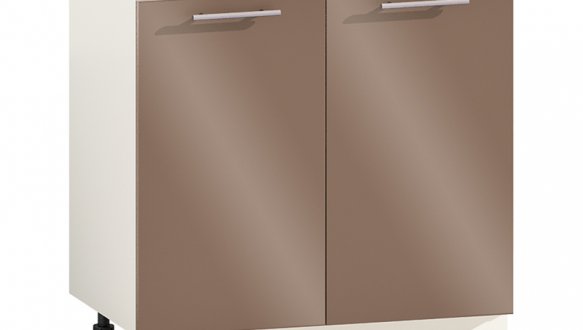 Тумба нижня Н80.82.2Д Фарбований високий глянець 