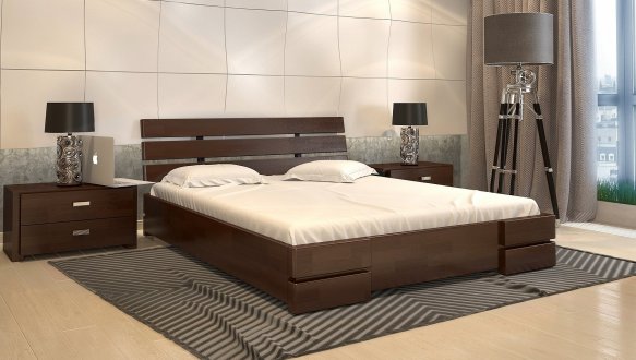 Ліжко дерев'яне ArborDrev Далі Люкс Сосна / Бук 1