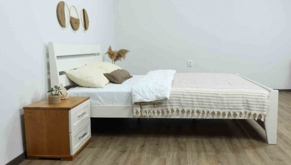 Ліжко двоспальне дерев'яне Дрімка Глорія Бук 18