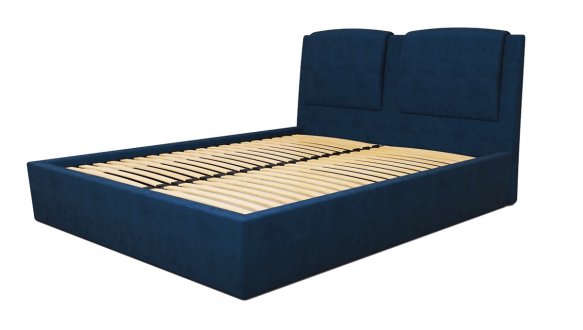 Кровать мягкая двуспальная Городок меблі Лаура с подъемным механизмом и нишей для белья 4