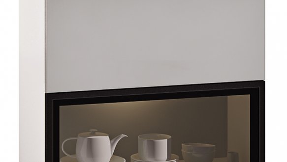 Тумба верхня В80.72.1Д1СК. Бар Сушка Комбі Gola ручка Фарбований Високий Глянець