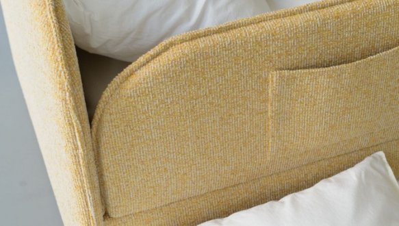 Кровать детская мягкая с дополнительным спальным местом и бортиком Wooodsoft Todi / Тоди 5