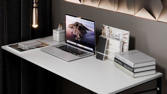 Стол письменный Art in Head Line Ascet / Аскет Белый бриллиант 0