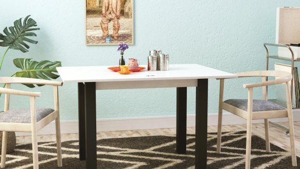 Стол-трансформер Dinner Дуб шамони светлый/венге