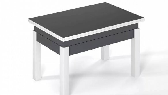 Стіл-трансформер B-Fly Art In Head Графіт / Білий діамант 2