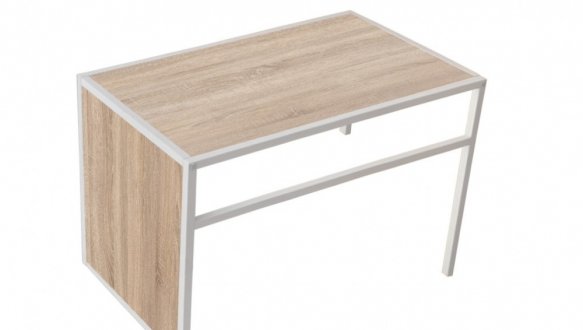 Придиванный стол-трансформер Fiji Double Дуб сонома/Белый 4