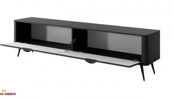 Тумба під ТВ Lante/Ланте RTV200 2D Чорний Perfect Home Ширина 200 см 4