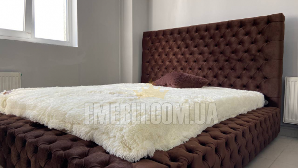 Ліжко м'яке двоспальне Емілія 0