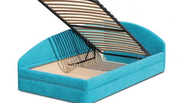 Ліжко м'яке Городок Джуніор з підйомним механізмом 4