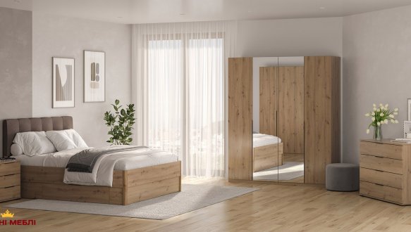 Кровать 1.6х2.0 Мягкая спинка с ящиками без каркаса Тедди 1