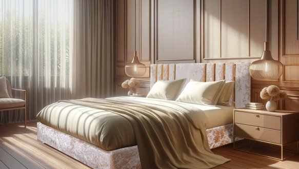 Ліжко м'яке двоспальне Шик Галичина Мелоні