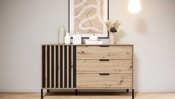 Модульна спальня Tally/Таллі Perfect Home Дуб артизан/Антрацит 2