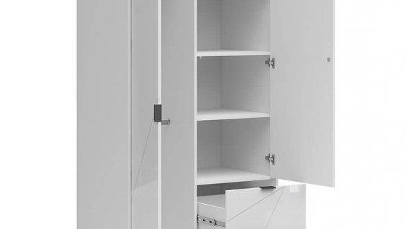 Шафа SZF2D2S BRW Poland Forn 2 дверна білий 94 см 4