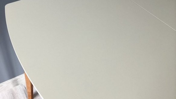 Стіл Exen II / Ексен II Інтарсіо Білий Розкладний 120/160 см 5