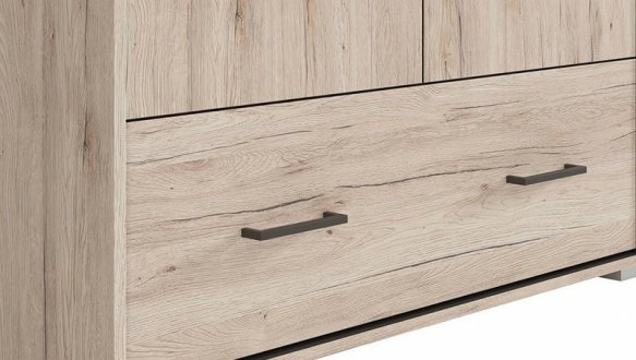 Модульна дитяча Ronse/Ронсе BRW Poland Сірий вольфрам/Дуб Санремо світлий 3