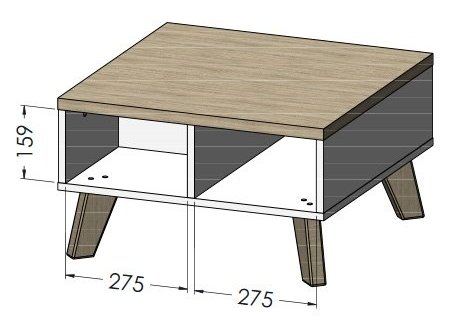 Стол журнальный 60 Lotta 2