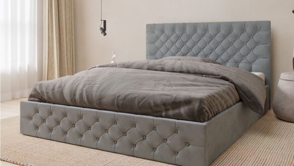 Ліжко м'яке з натурального дерева ArborDrev Каліфорнія Сосна 3